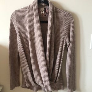 Anthropologie Wrap Sweater